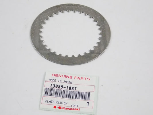 NOS OEM KAWASAKI 2000-2014 CLUTCH PLATE AN110/112 KX65 KLX110 AX125 13089-1087 - MotoRaider