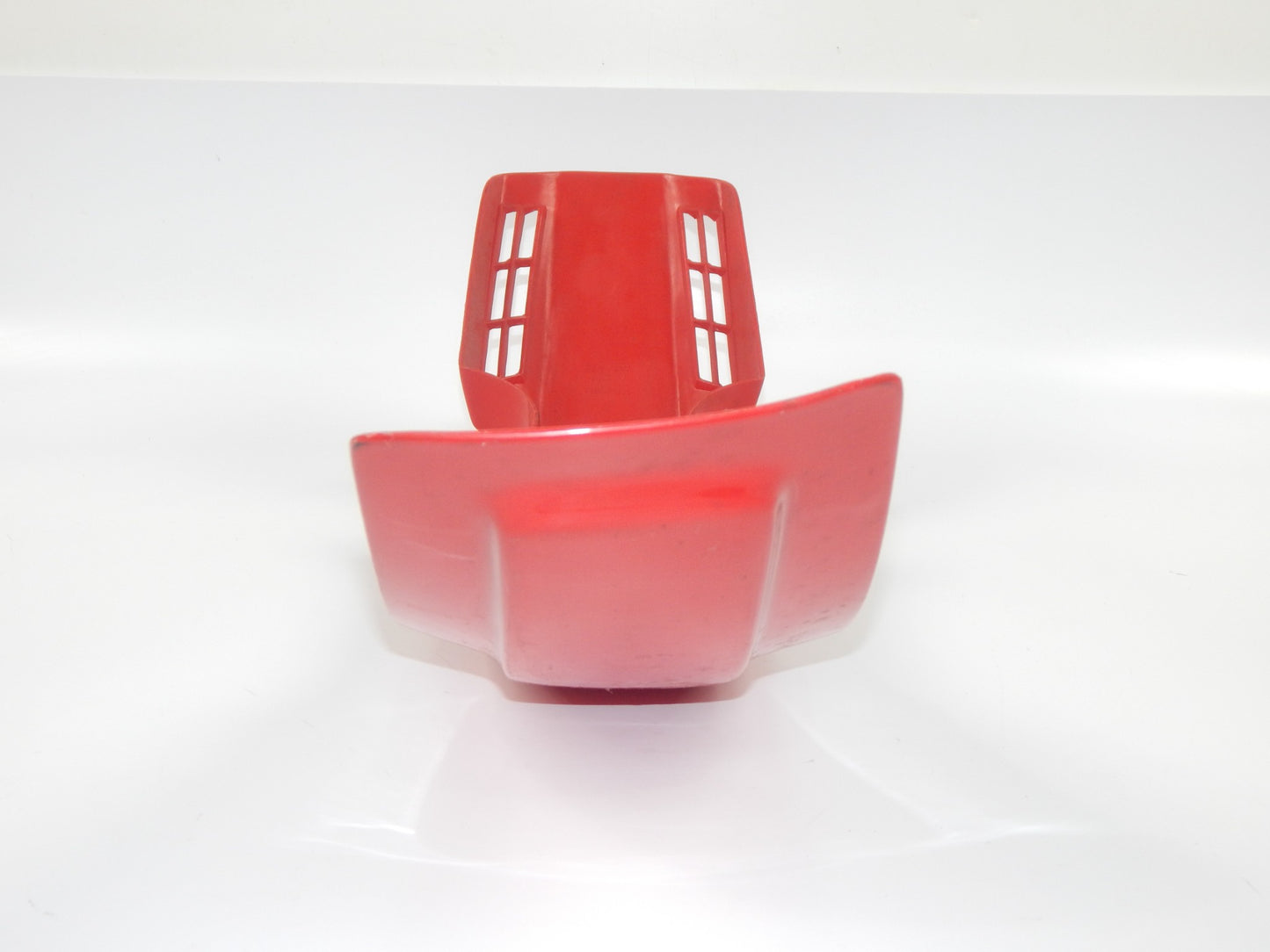 STILMOTOR A433 MUD GUARD FRONT FENDER RED PLASTIC L=35.25" CAGIVA MORINI GARELLI - MotoRaider