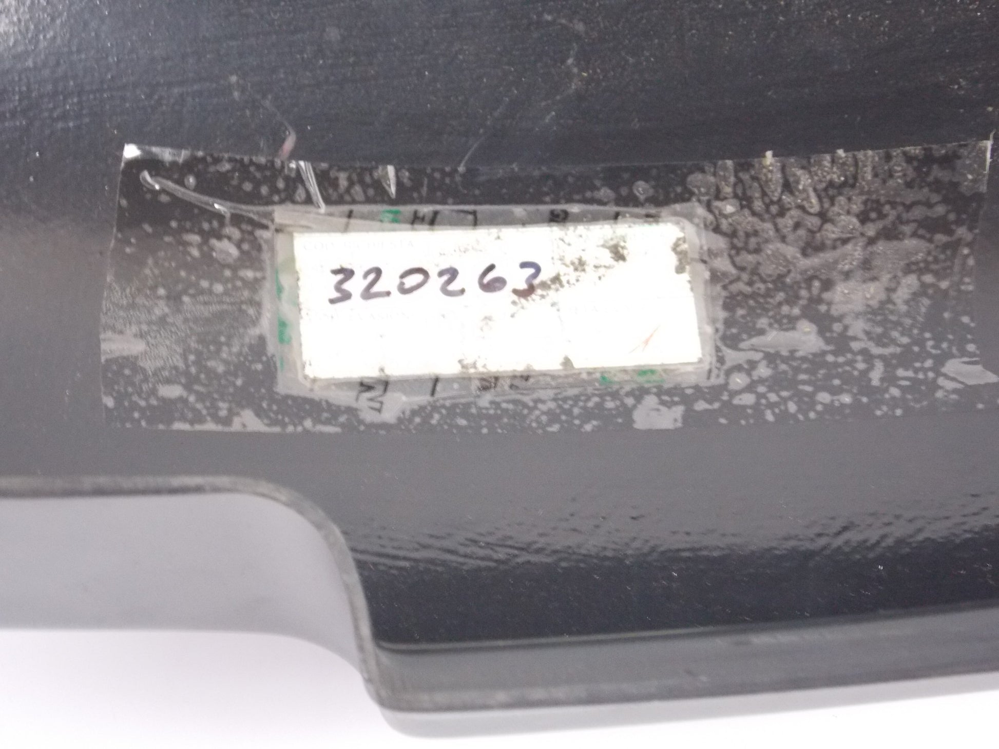 NOS OEM CAGIVA MORINI REAR BLACK INNER FENDER MUDGUARD 320263 - MotoRaider