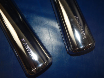 MARVING CHROME RIGHT/LEFT EXHAUST MUFFLER PIPE SILENCER YAMAHA 80's XJ900 Y2011C - MotoRaider