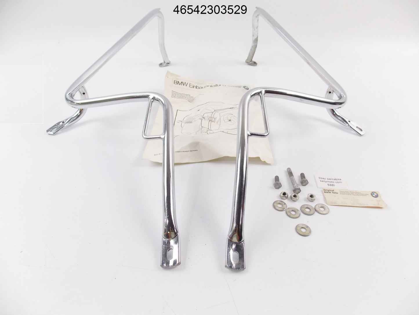 OEM BMW 1988-1996 R100 RS/RT 1986-1987 R65 SET INTEGRAL CASE HOLDER 46542303529 - MotoRaider