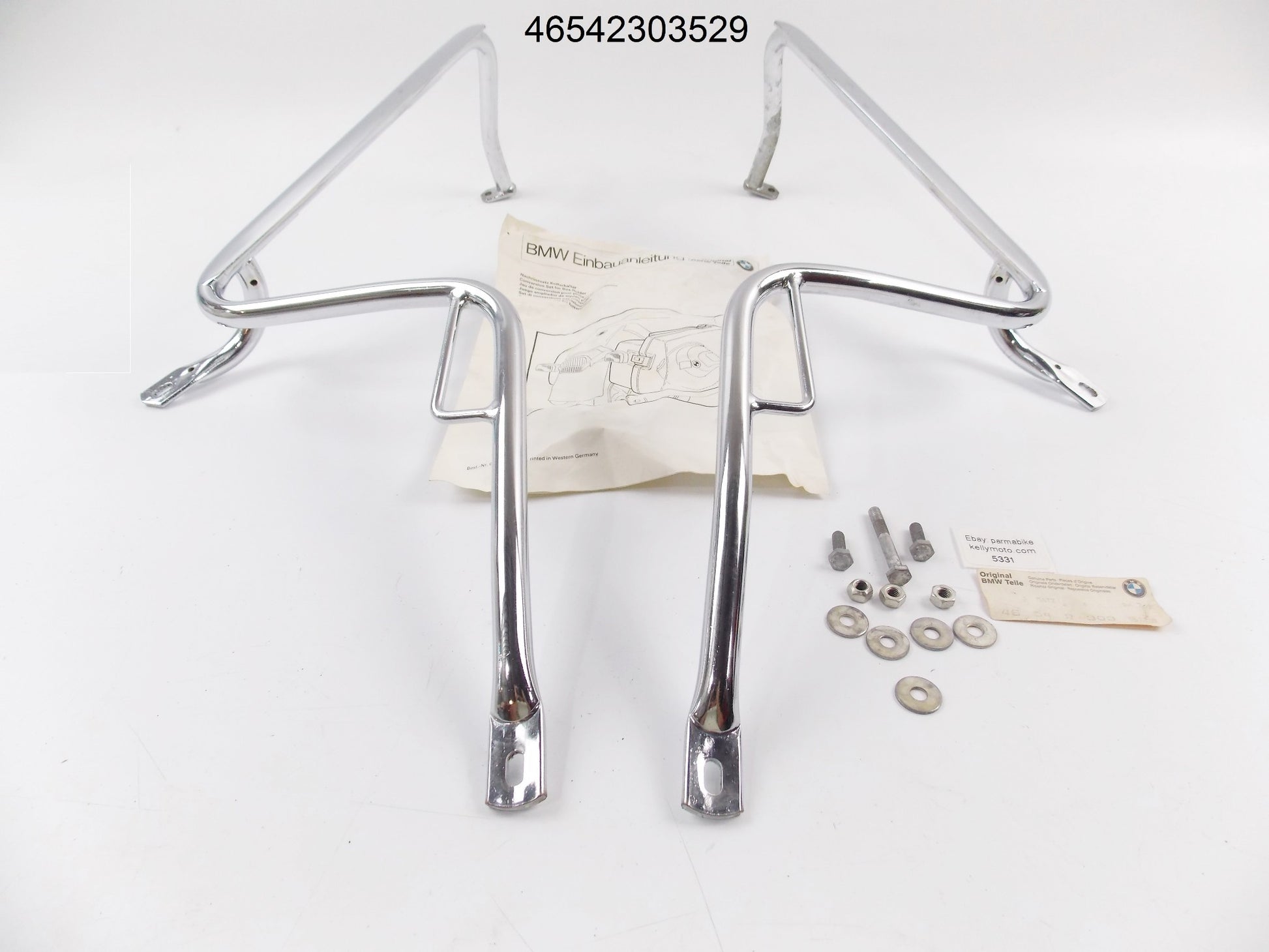 OEM BMW 1988-1996 R100 RS/RT 1986-1987 R65 SET INTEGRAL CASE HOLDER 46542303529 - MotoRaider