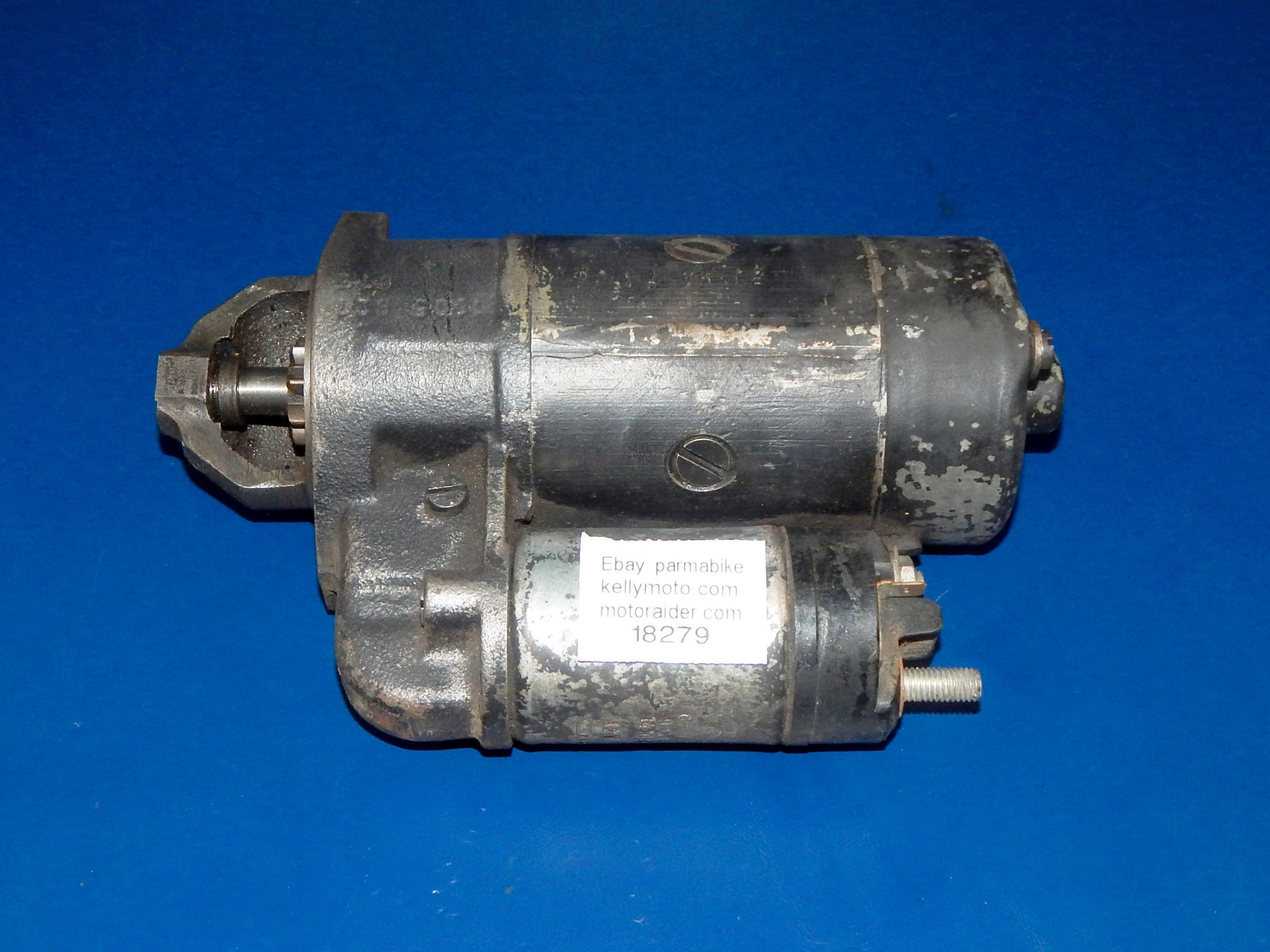 1981 MOTO GUZZI MONZA V50 ENGINE STARTER MOTOR BOSCH 0001157016 12V VINTAGE - MotoRaider