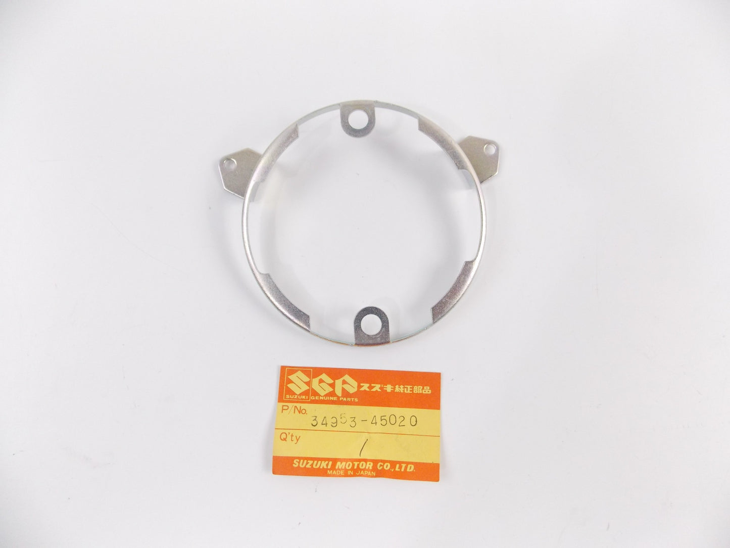 NOS SUZUKI 1979 GS550E 1980-81 GS1000G SPEEDO TACH METER UNDER PLATE 34953-45020 - MotoRaider