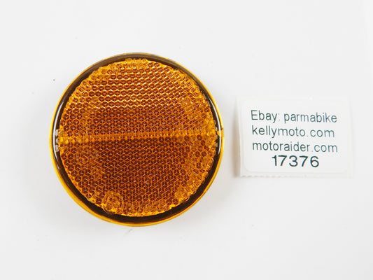 REFLECTOR LIGHTS AMBER 37.455 TRI.OM 22.0037 D=55mm VINTAGE CAGIVA DUCATI GILERA - MotoRaider