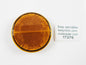 REFLECTOR LIGHTS AMBER 37.455 TRI.OM 22.0037 D=55mm VINTAGE CAGIVA DUCATI GILERA - MotoRaider