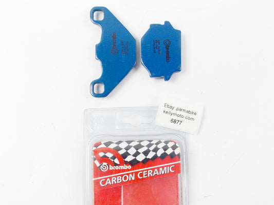 NOS BREMBO CARBON CERAMIC REAR WHEEL PAIR DISC BRAKE PADS 07KS0432 - MotoRaider