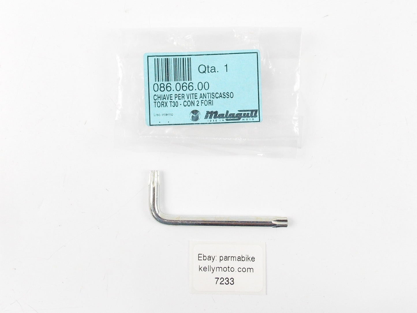 NOS OEM MALAGUTI PASSWORD 250 EURO 2 / 3 ANTI TAMPERING SCREW SPANNER 086.066.00 - MotoRaider
