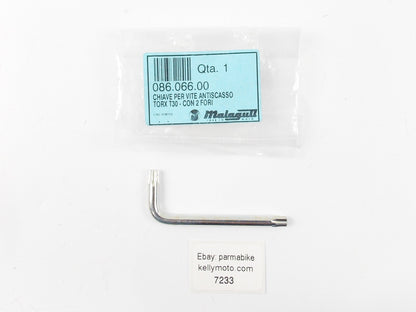NOS OEM MALAGUTI PASSWORD 250 EURO 2 / 3 ANTI TAMPERING SCREW SPANNER 086.066.00 - MotoRaider