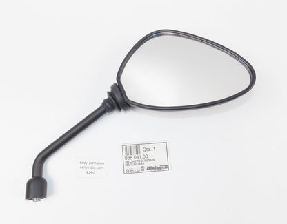 NOS OEM MALAGUTI SCOOTER MADISON 3 250 I.E RIGHT REAR VIEW MIRROR 088.041.03 - MotoRaider