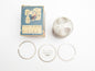 NOS ASSO WERKE MONDIAL 125 CHAMPION PISTON + RINGS SET DIAMETER 54.6 mm - MotoRaider