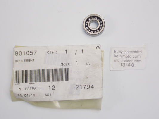 OEM PEUGEOT SCOOTER LXR125 BALL BEARING WATER PUMP 801057 - MotoRaider