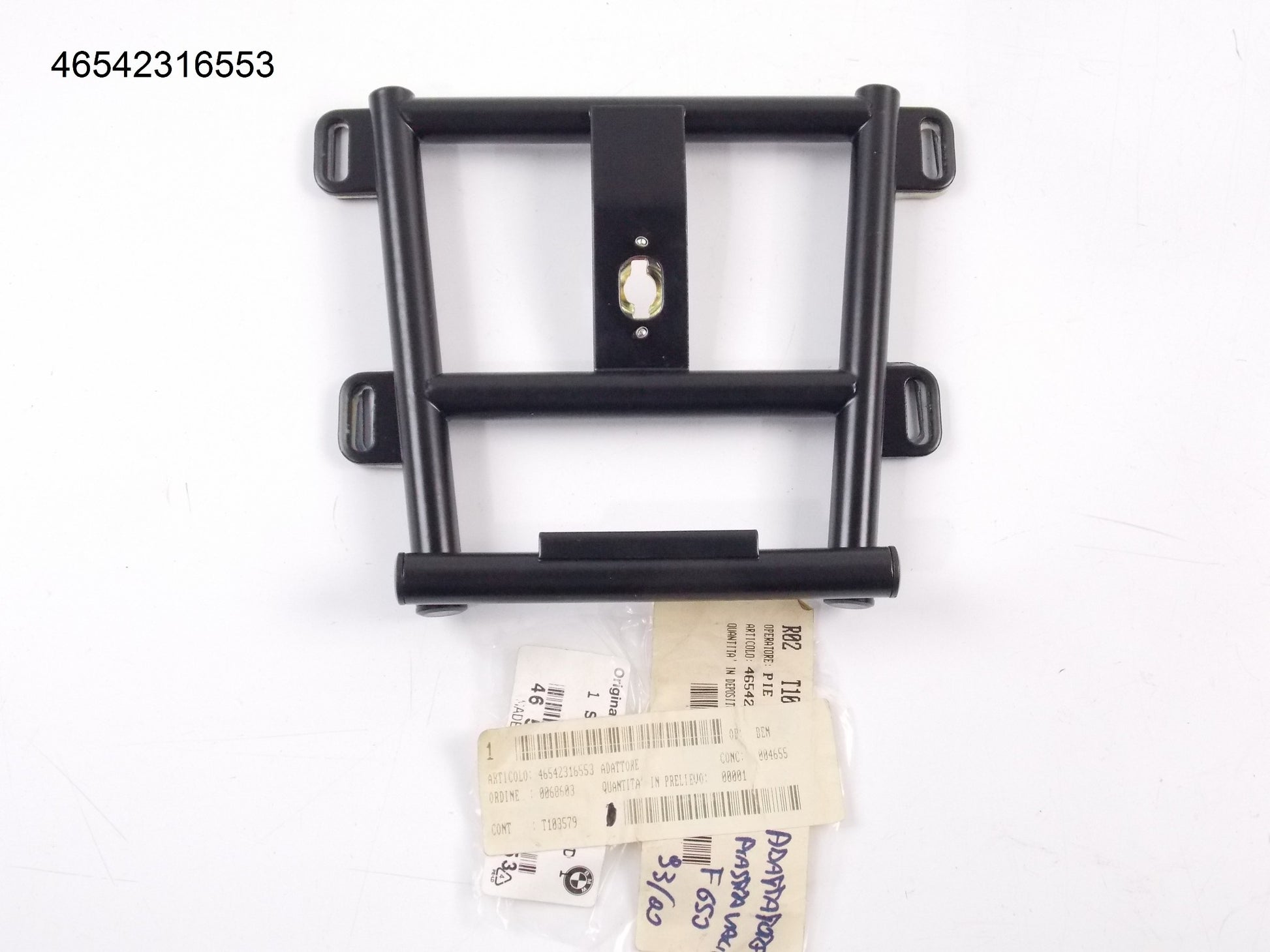 NOS OEM BMW 1994-1996 F650 (F650 94) TOP CASE RACK 46542316553 - MotoRaider