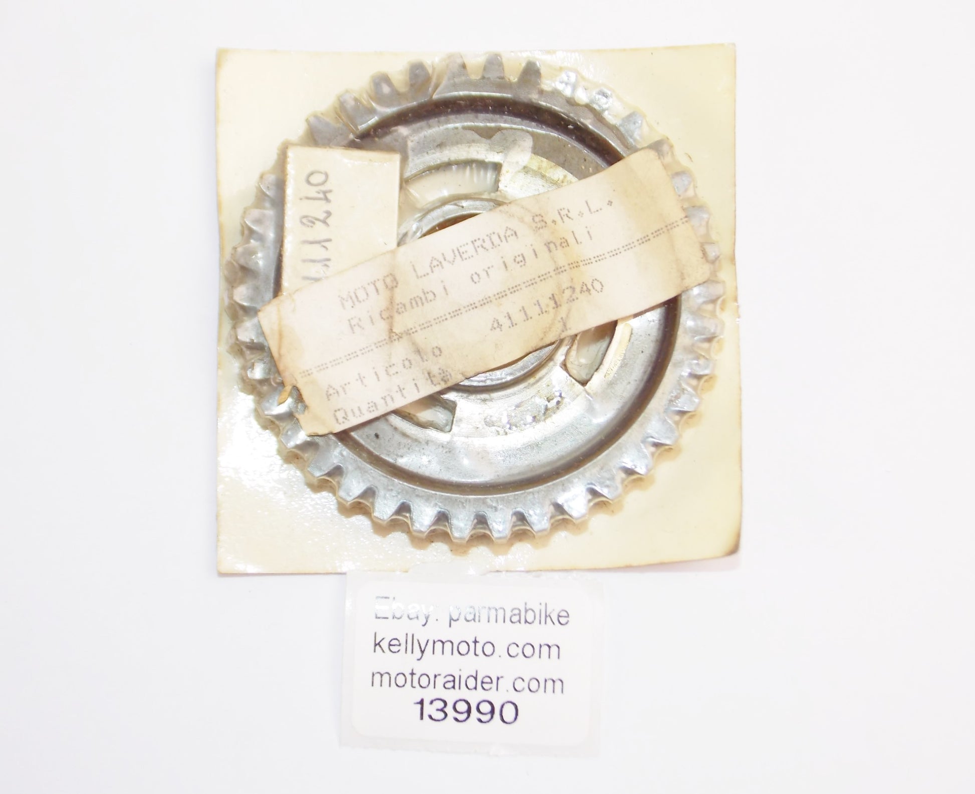 OEM LAVERDA GS125 LESMO TRANSMISSION GEARBOX 2nd GEAR 38T. 41111240 | 41 111 240 - MotoRaider