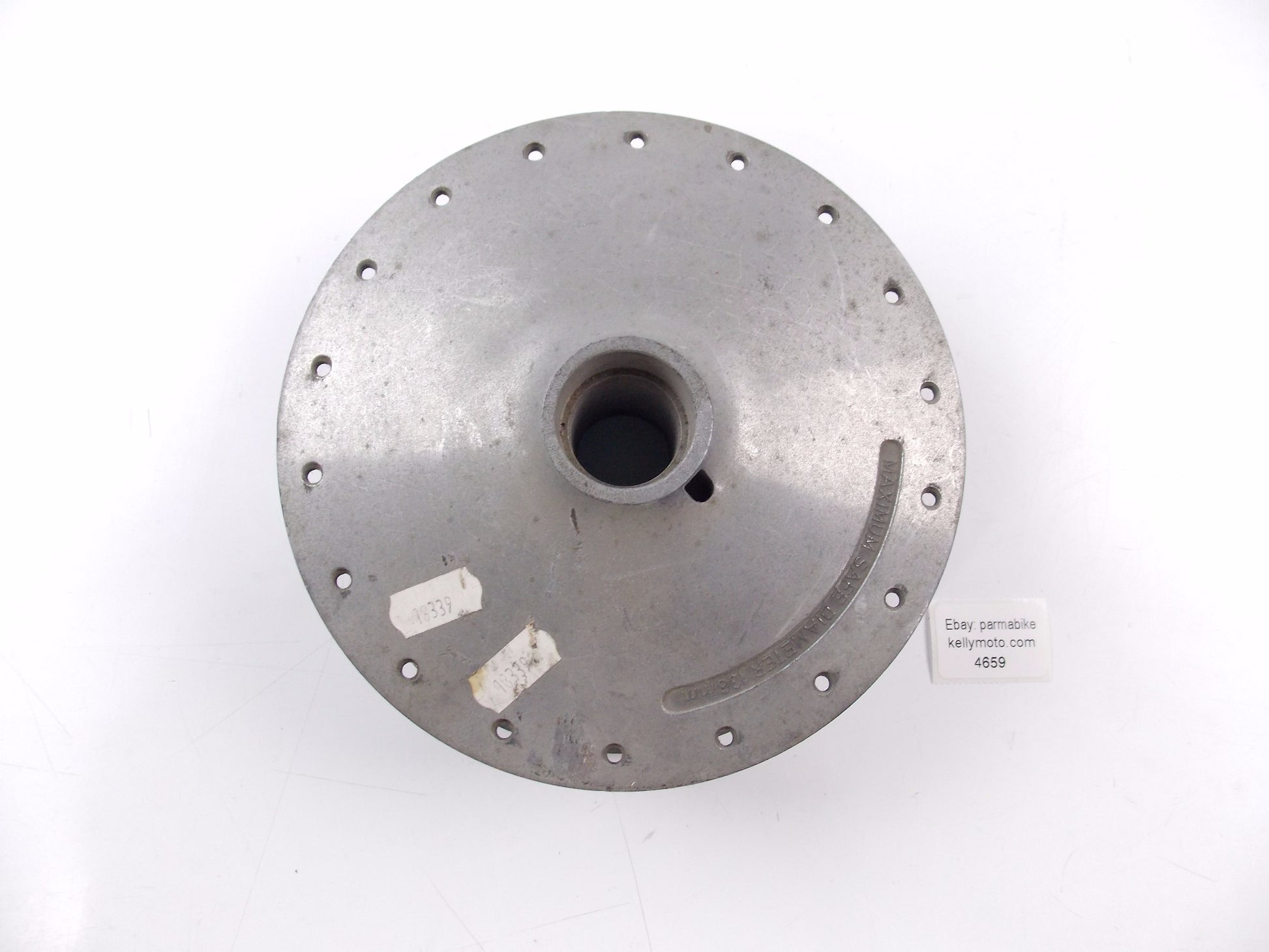 NOS OEM CAGIVA HARLEY AMF 1975 SXT 125 FRONT WHEEL HUB 138 mm 800018339 - MotoRaider