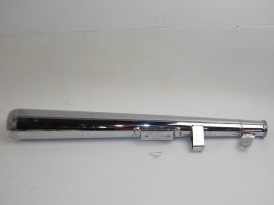 1980's MECADAPO CHROME EXHAUST MUFFLER PIPE SPORT L=720mm THRED D=48mm - MotoRaider