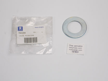 OEM PEUGEOT 2011 SAT125 DUST PROTECTOR 766300 FRONT FORK STEERING WASHER SEAL - MotoRaider