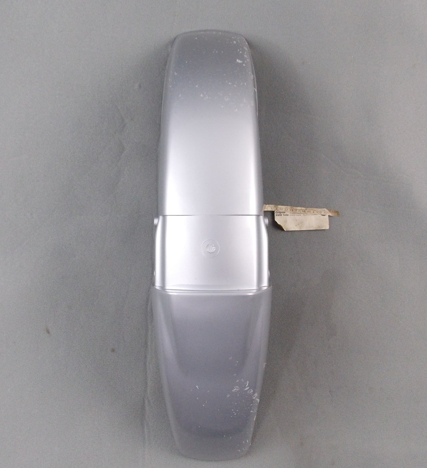 NOS BMW 1986-87 R65 1985-88 R80 MUDGUARD FRONT FENDER POLARIS SILVER 46611455554 - MotoRaider