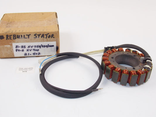 1981-85 YAMAHA XV750/920/1000 1984-85 XV700 ENGINE MOTOR IGNITION STATOR 21-402 - MotoRaider
