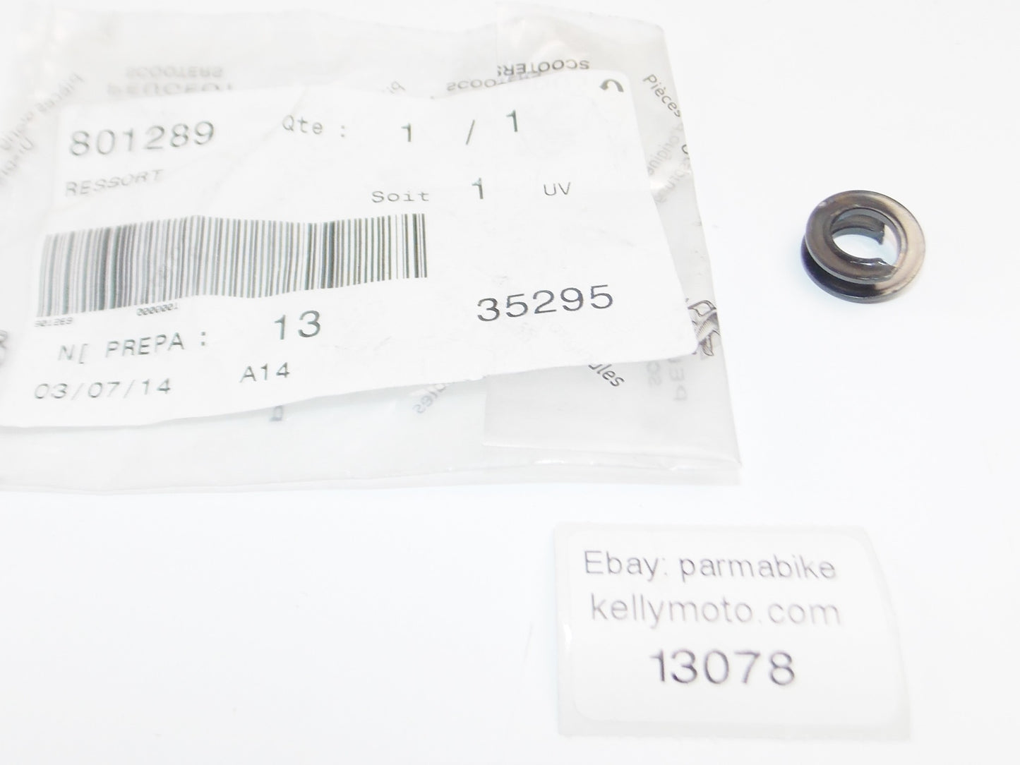 OEM PEUGEOT LXR 125 SCOOTER FOOTREST CIRCLIP  # 801289 - MotoRaider