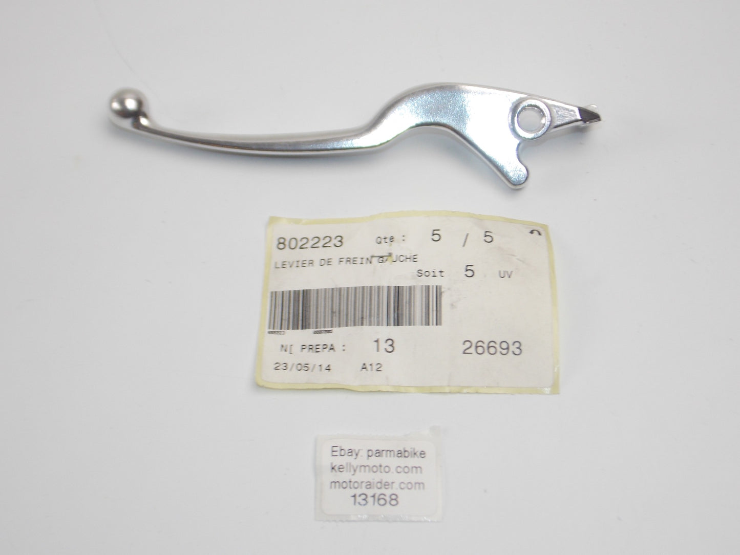 NOS OEM PEUGEOT TWEET 125/RS 50/BELVILLE 200 LEFT REAR BRAKE LEVER 802223 - MotoRaider