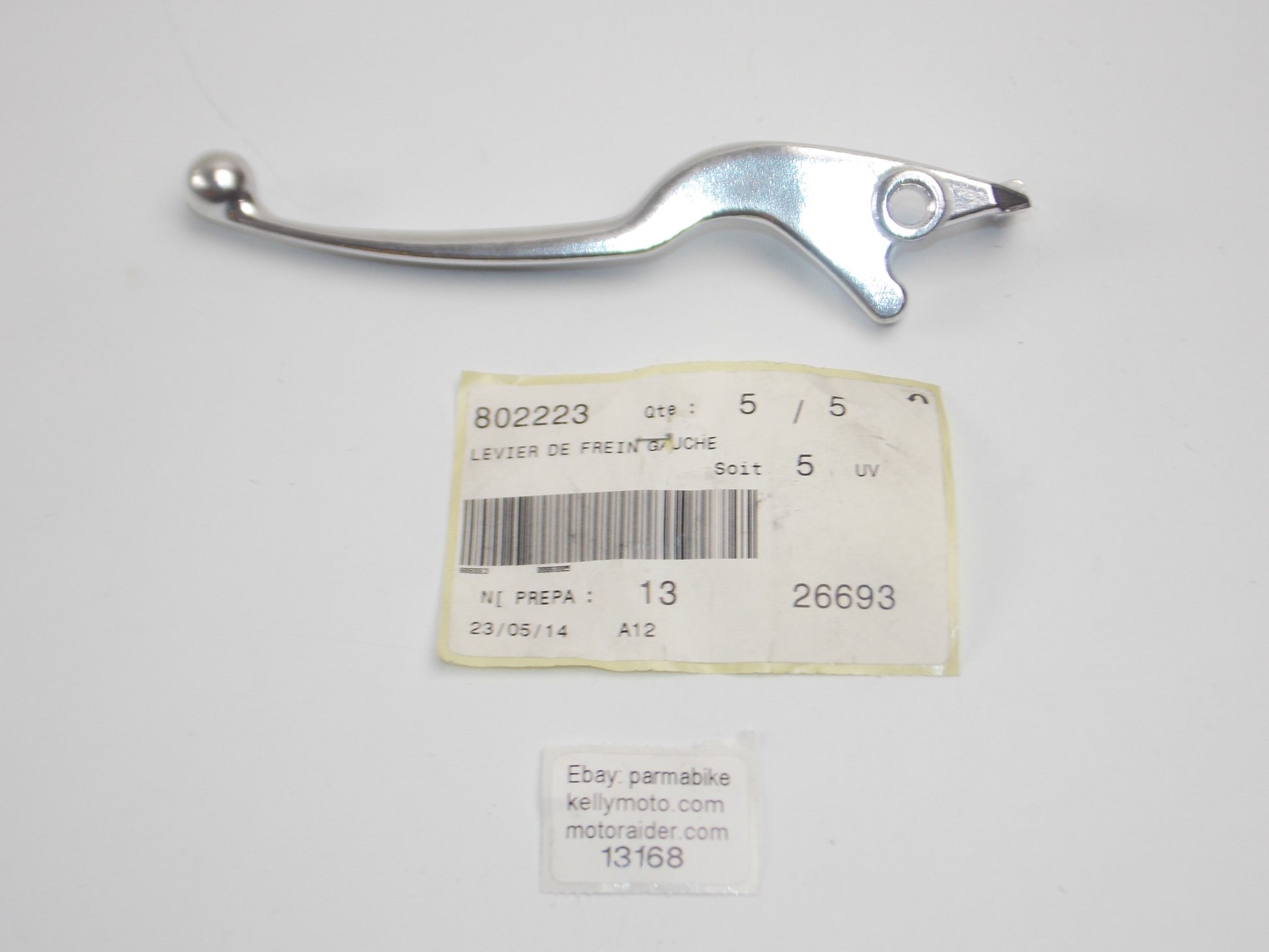 NOS OEM PEUGEOT TWEET 125/RS 50/BELVILLE 200 LEFT REAR BRAKE LEVER 802223 - MotoRaider