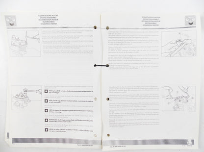 CAGIVA K3 WORKSHOP MANUAL SERVICE BOOK ITALIAN ENGLISH FRENCH GERMAN 8000 68550 - MotoRaider