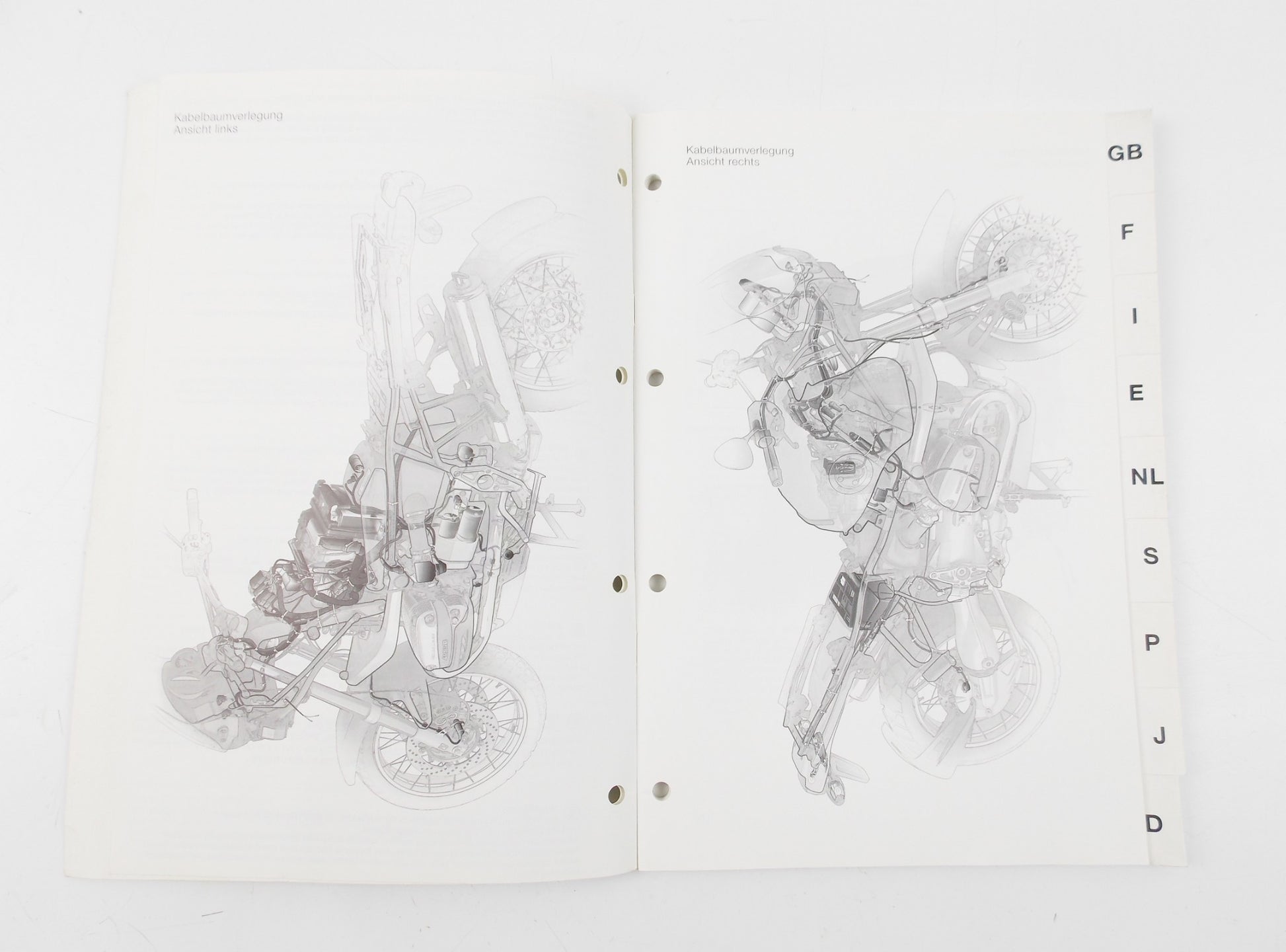 BMW 2000 R 1150GS ELECTRICAL CIRCUIT DIAGRAMS SCHEMATIC MANUAL BOOK 01997653814 - MotoRaider