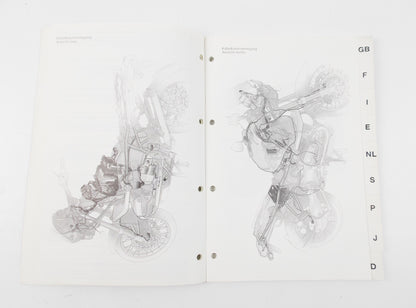 BMW 2000 R 1150GS ELECTRICAL CIRCUIT DIAGRAMS SCHEMATIC MANUAL BOOK 01997653814 - MotoRaider