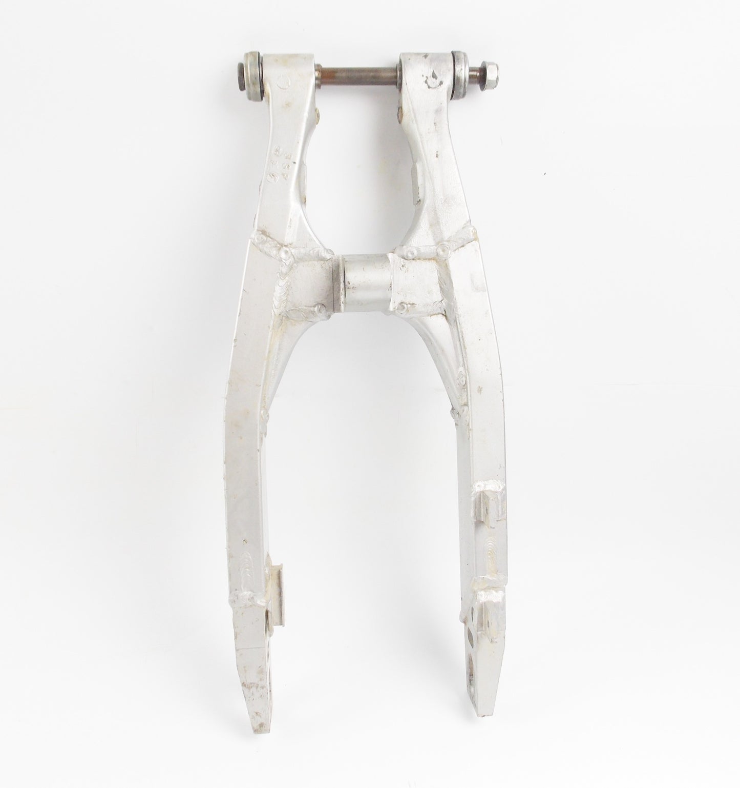 YAMAHA 1990 YZ 125 FRAME CHASSIS SWINGARM + SWING ARM PIVOT AXLE - MotoRaider