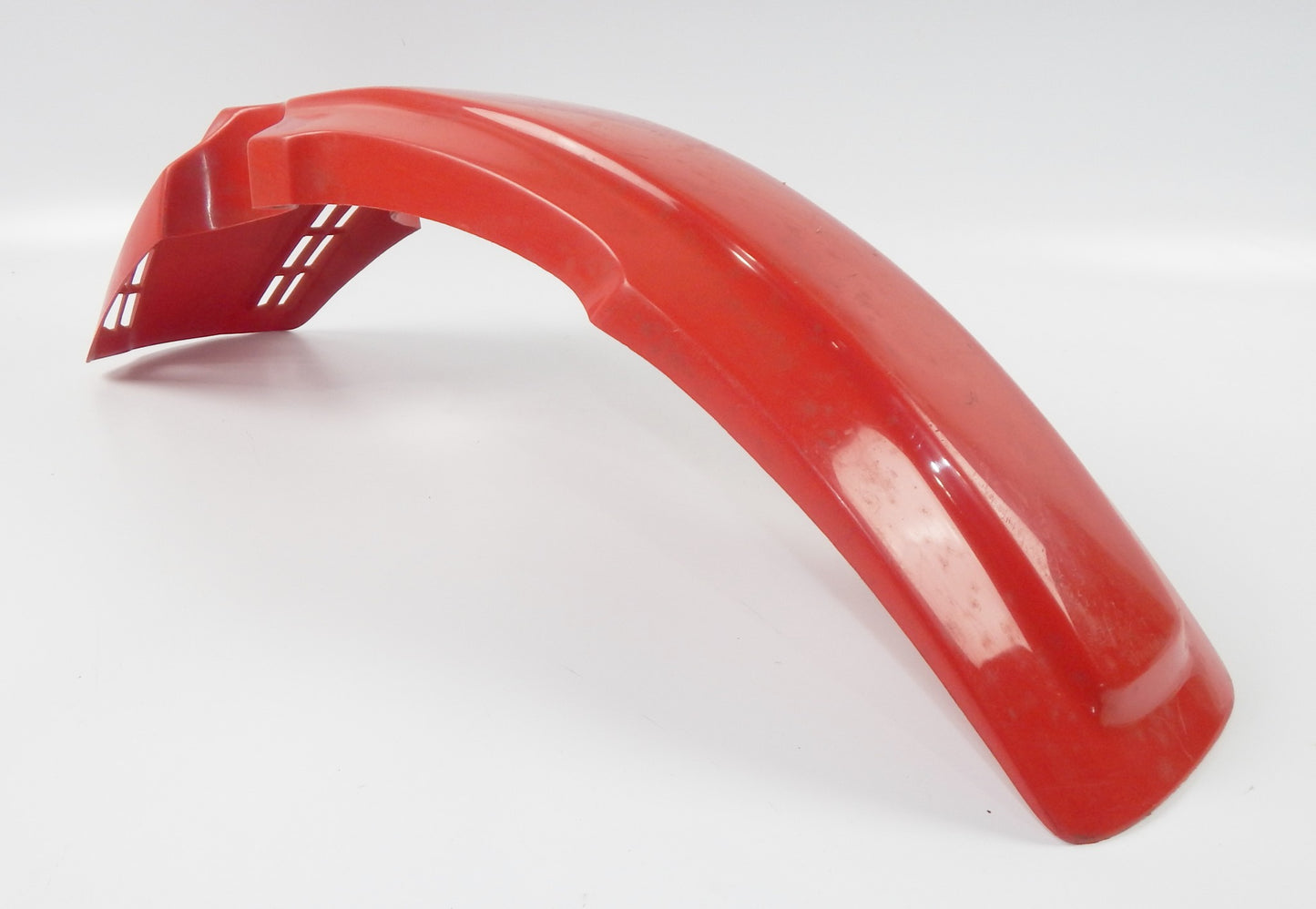 STILMOTOR A433 MUD GUARD FRONT FENDER RED PLASTIC L=35.25" CAGIVA MORINI GARELLI - MotoRaider