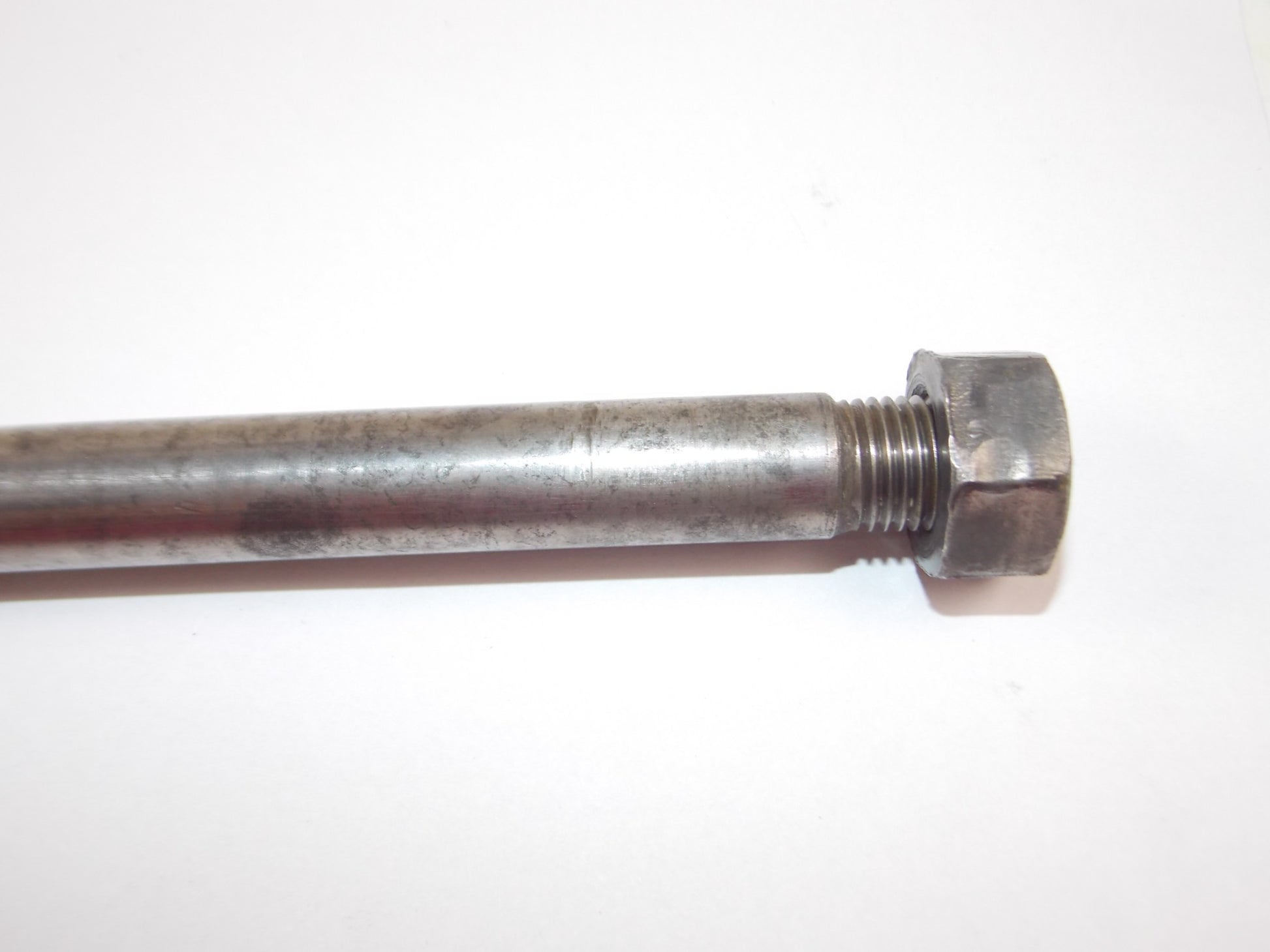 1950 HONDA CA 150 DREAM FRONT WHEEL PIN BOLT AXLE NUT - MotoRaider