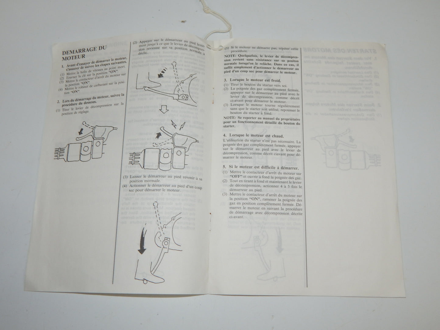 1990 SUZUKI DR650-R USER OWNER MANUAL BOOK 99011-14A26-022 MULTI LANGUAGE - MotoRaider