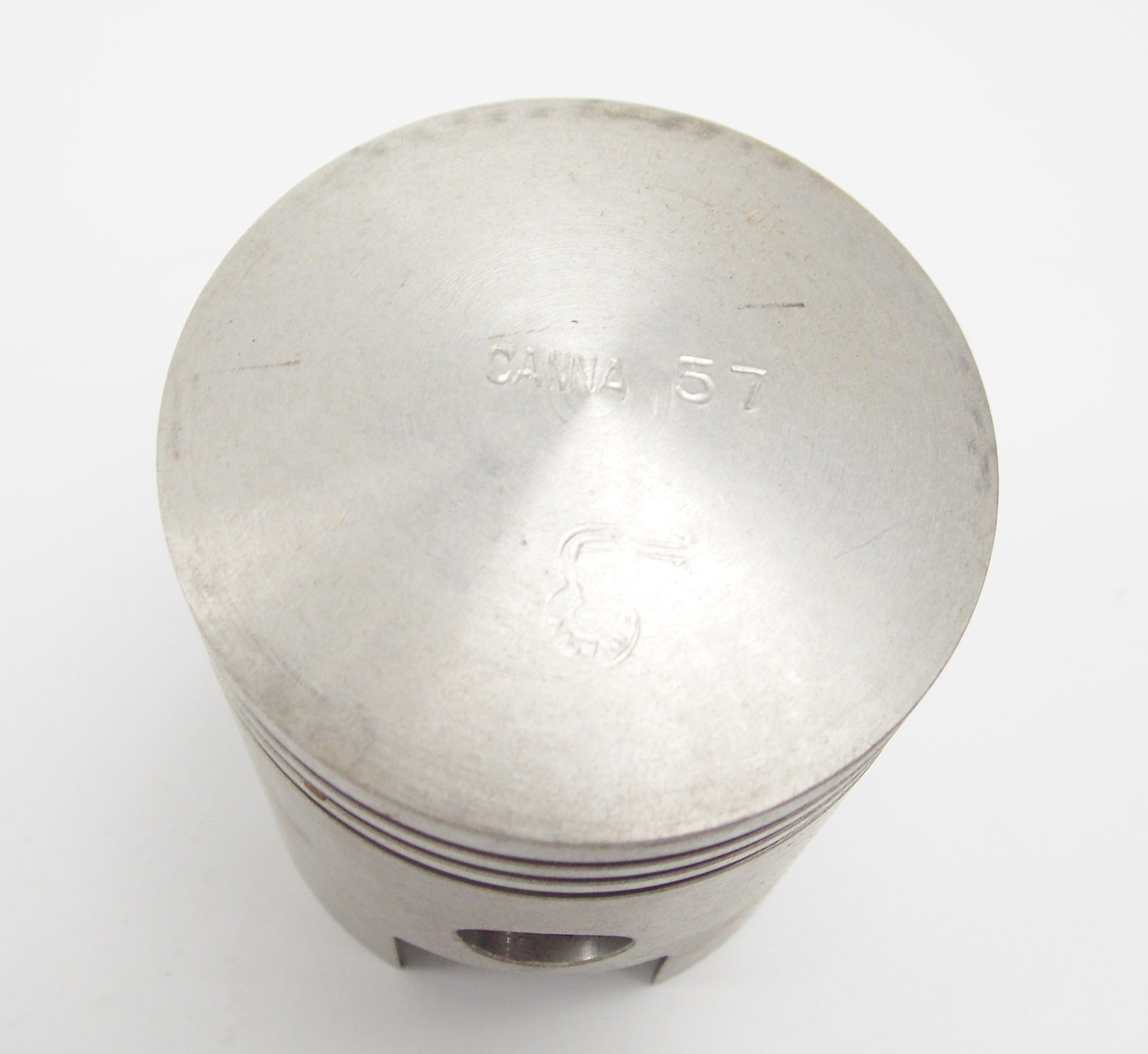 NOS DINAMIN PISTON + PIN + RINGS + CLIPS SET CPL D 57 mm F.B. MONDIAL 160 cc - MotoRaider