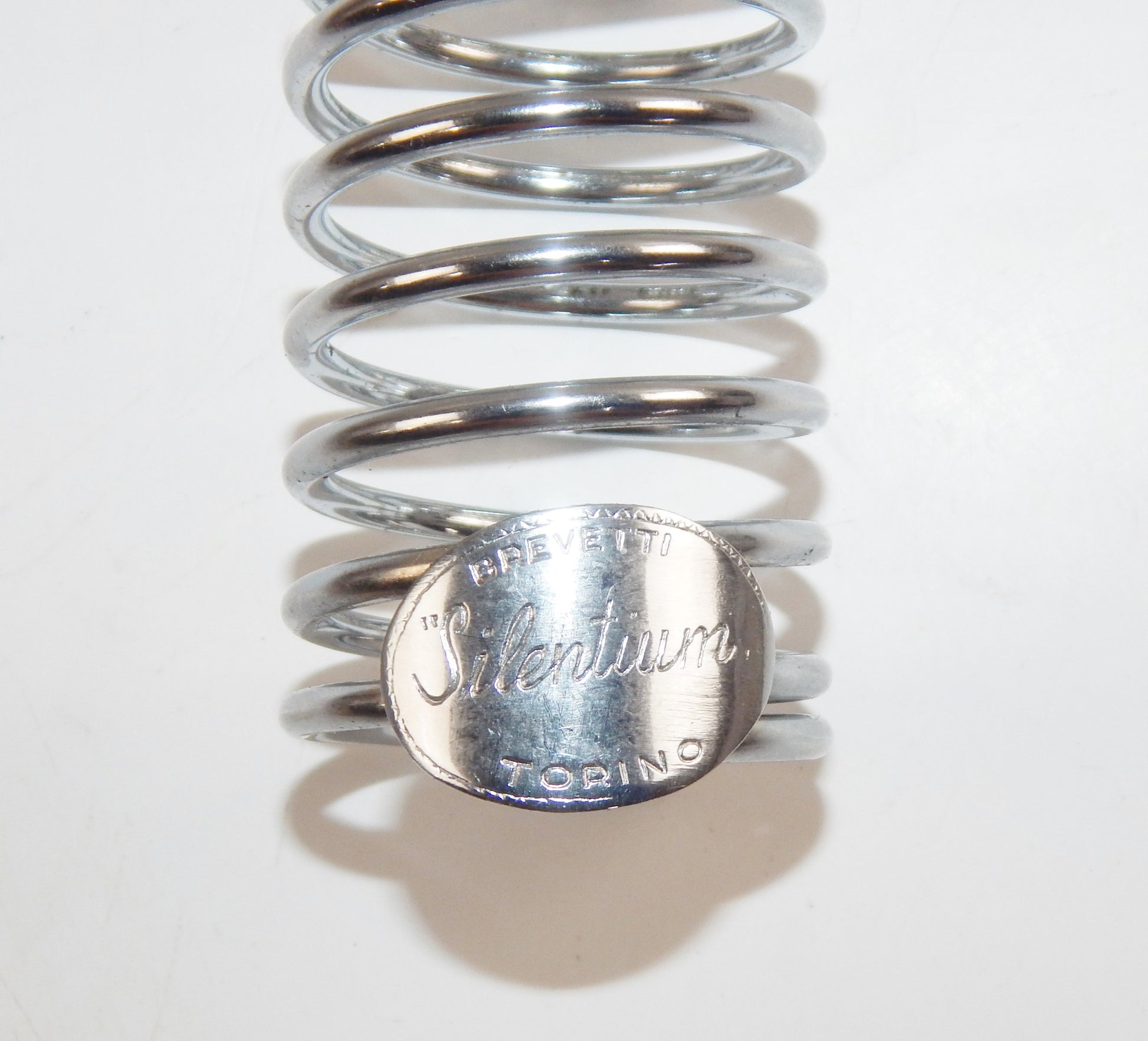 SILENTIUM EXHAUST PIPE MUFFLER MOTORCYCLE SPRING L=20cm ID=4cm DUCATI MORINI MV - MotoRaider