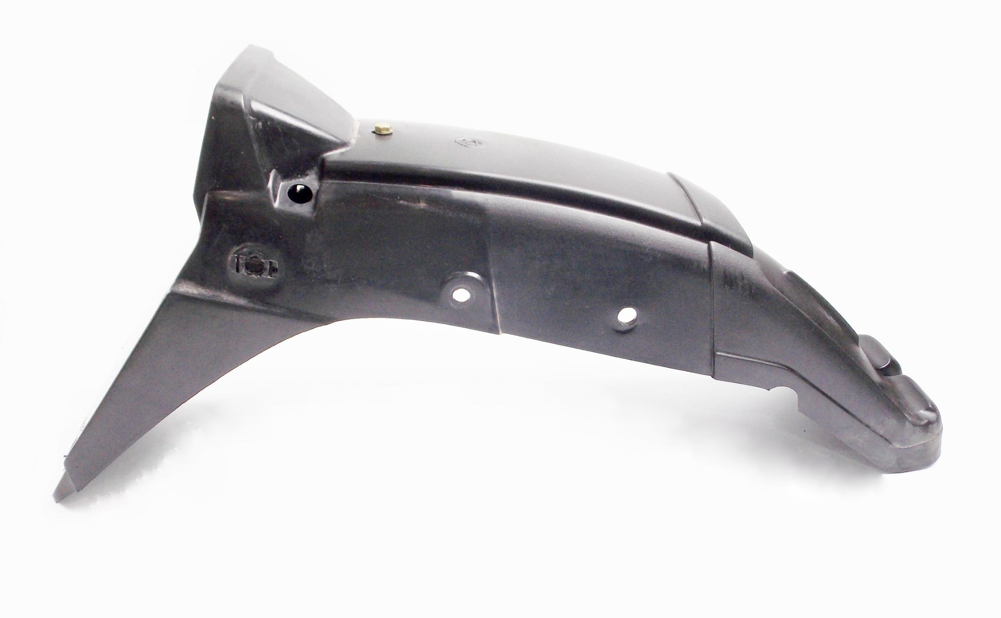 1986 CAGIVA 125 ELEFANTRE BLACK INNER REAR TAIL FENDER + BOLTS | ELEFANT-3 - MotoRaider