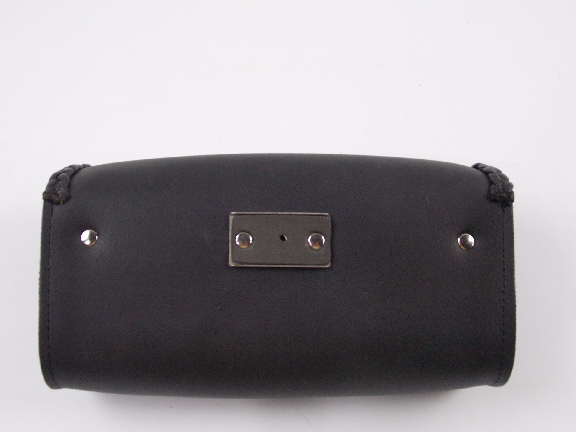 MOTORCYCLES BLACK LEATHER TOOLS BAG POUCH WIDTH 3" HEIGHT 5" LENGTH 10" HARLEY - MotoRaider