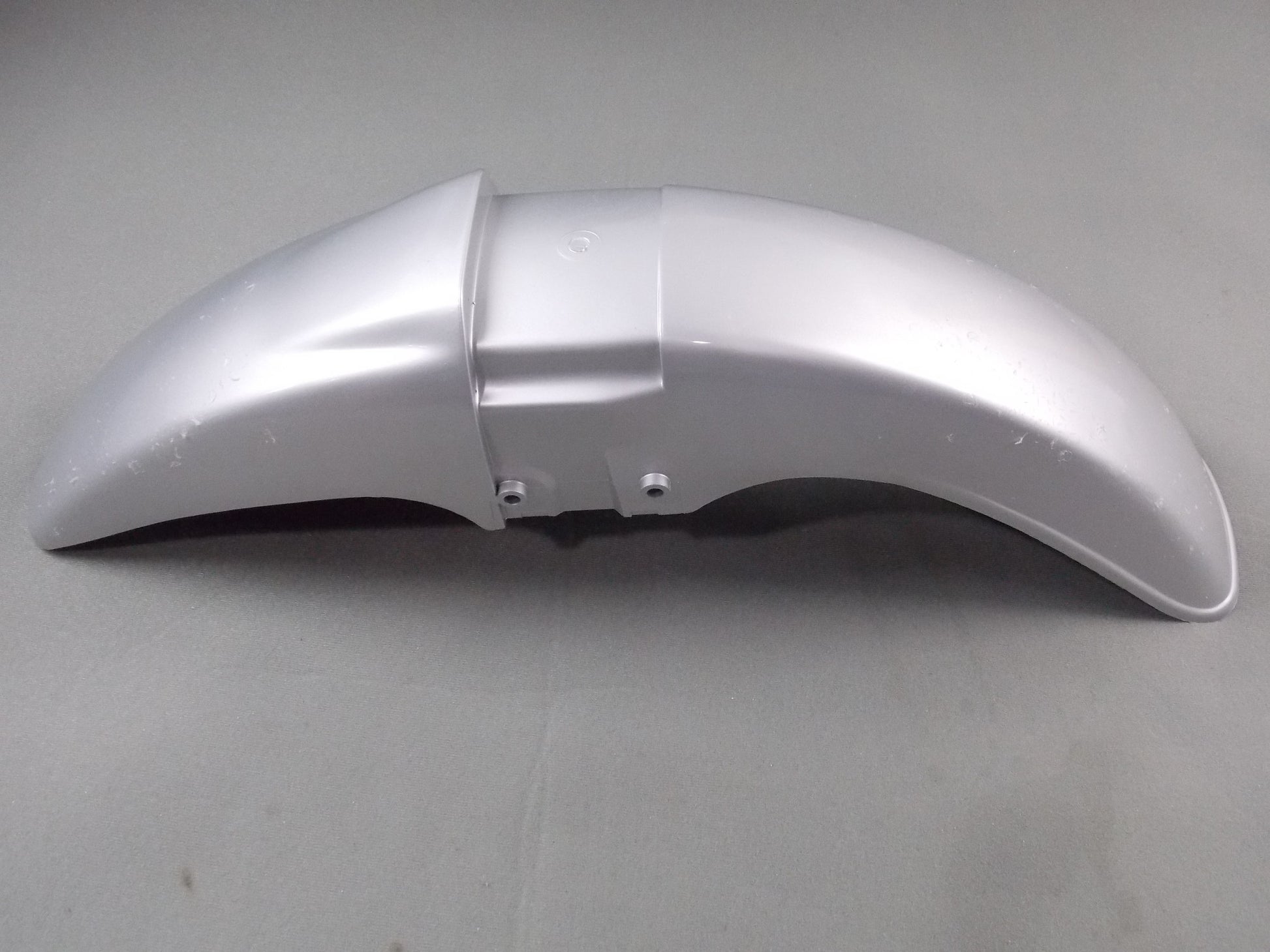 NOS BMW 1986-87 R65 1985-88 R80 MUDGUARD FRONT FENDER POLARIS SILVER 46611455554 - MotoRaider