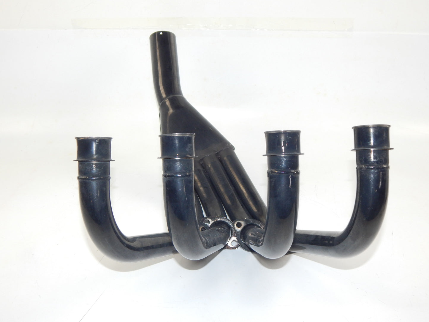 MARVING 4 in 1 BLACK HEADER EXHAUST MUFFLER PIPE SUZUKI ES750 S4048N VINTAGE - MotoRaider