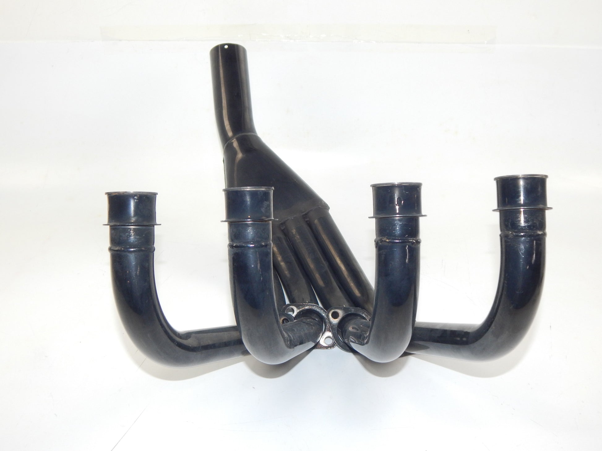 MARVING 4 in 1 BLACK HEADER EXHAUST MUFFLER PIPE SUZUKI ES750 S4048N VINTAGE - MotoRaider