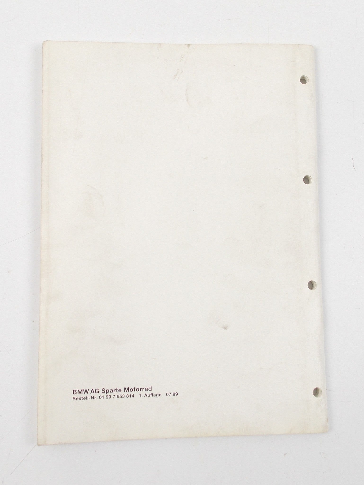 BMW 2000 R 1150GS ELECTRICAL CIRCUIT DIAGRAMS SCHEMATIC MANUAL BOOK 01997653814 - MotoRaider