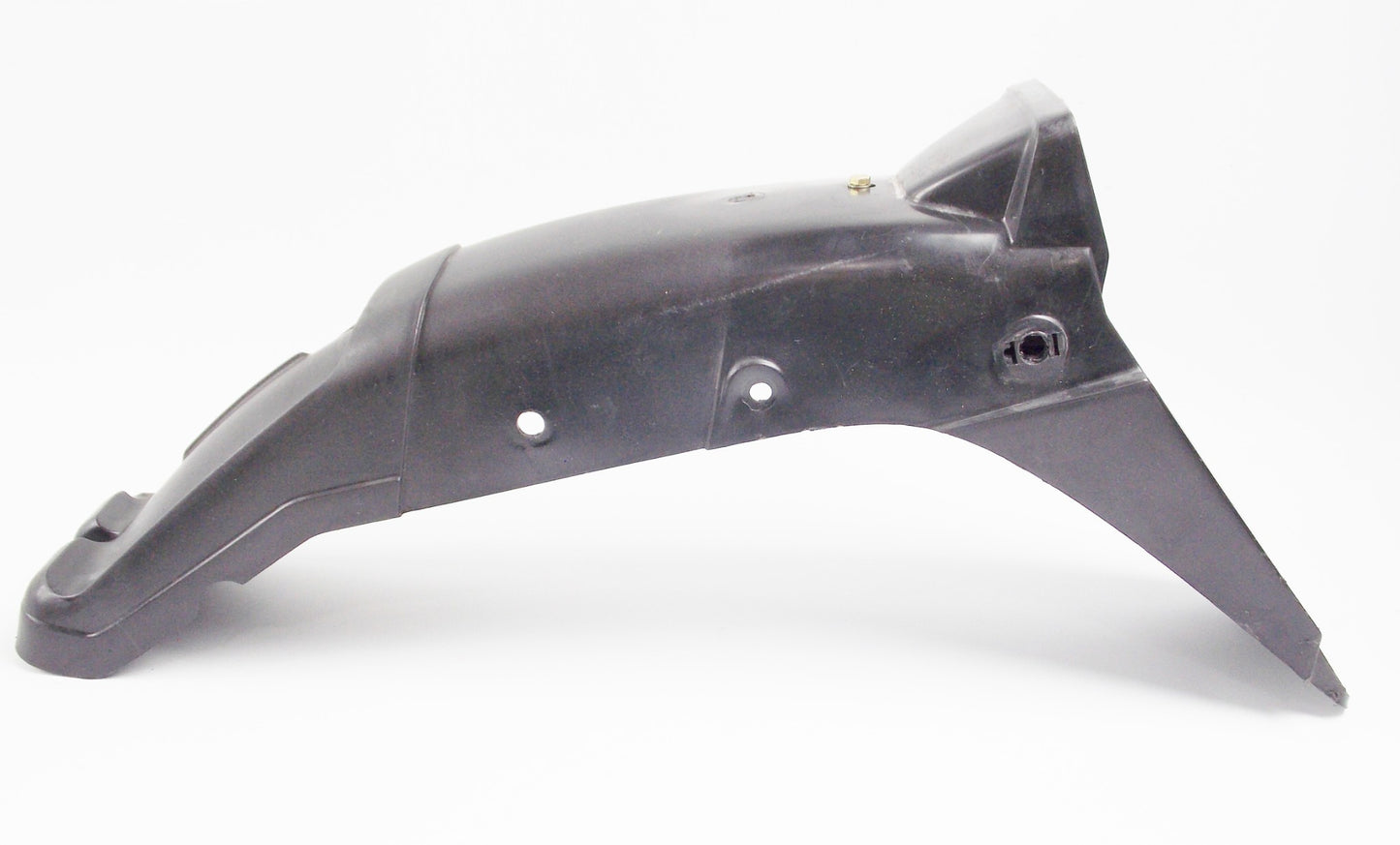 1986 CAGIVA 125 ELEFANTRE BLACK INNER REAR TAIL FENDER + BOLTS | ELEFANT-3 - MotoRaider
