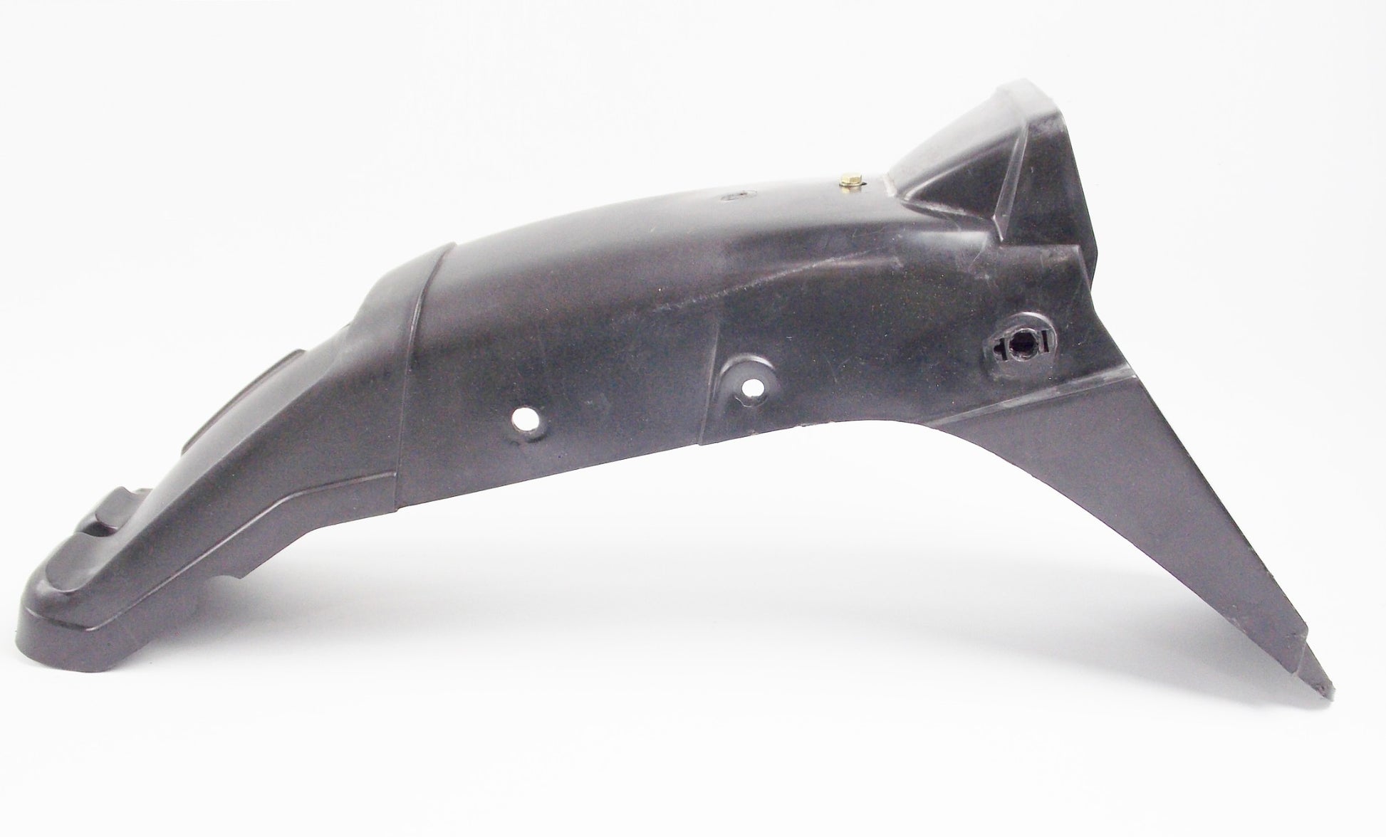 1986 CAGIVA 125 ELEFANTRE BLACK INNER REAR TAIL FENDER + BOLTS | ELEFANT-3 - MotoRaider