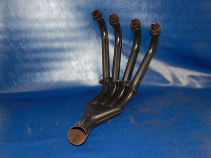 SUZUKI 1983 GSX-1100-ES MARVING 4 in 1 BLACK HEADER PIPE EXHAUST MUFFLER S-55-VN - MotoRaider