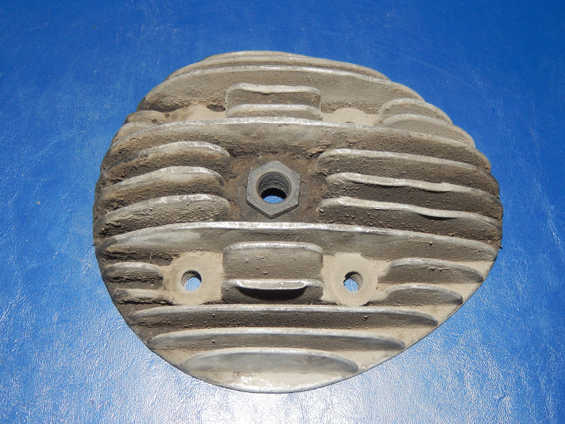 VINTAGE BIANCHI MOTORCYCLE CYLINDER HEAD DOME D=55mm ENGINE MOTOR  ITALY - MotoRaider
