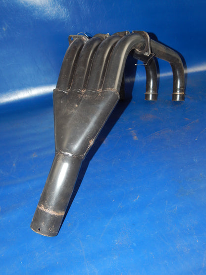 SUZUKI 1983 GSX-1100-ES MARVING 4 in 1 BLACK HEADER PIPE EXHAUST MUFFLER S-55-VN - MotoRaider