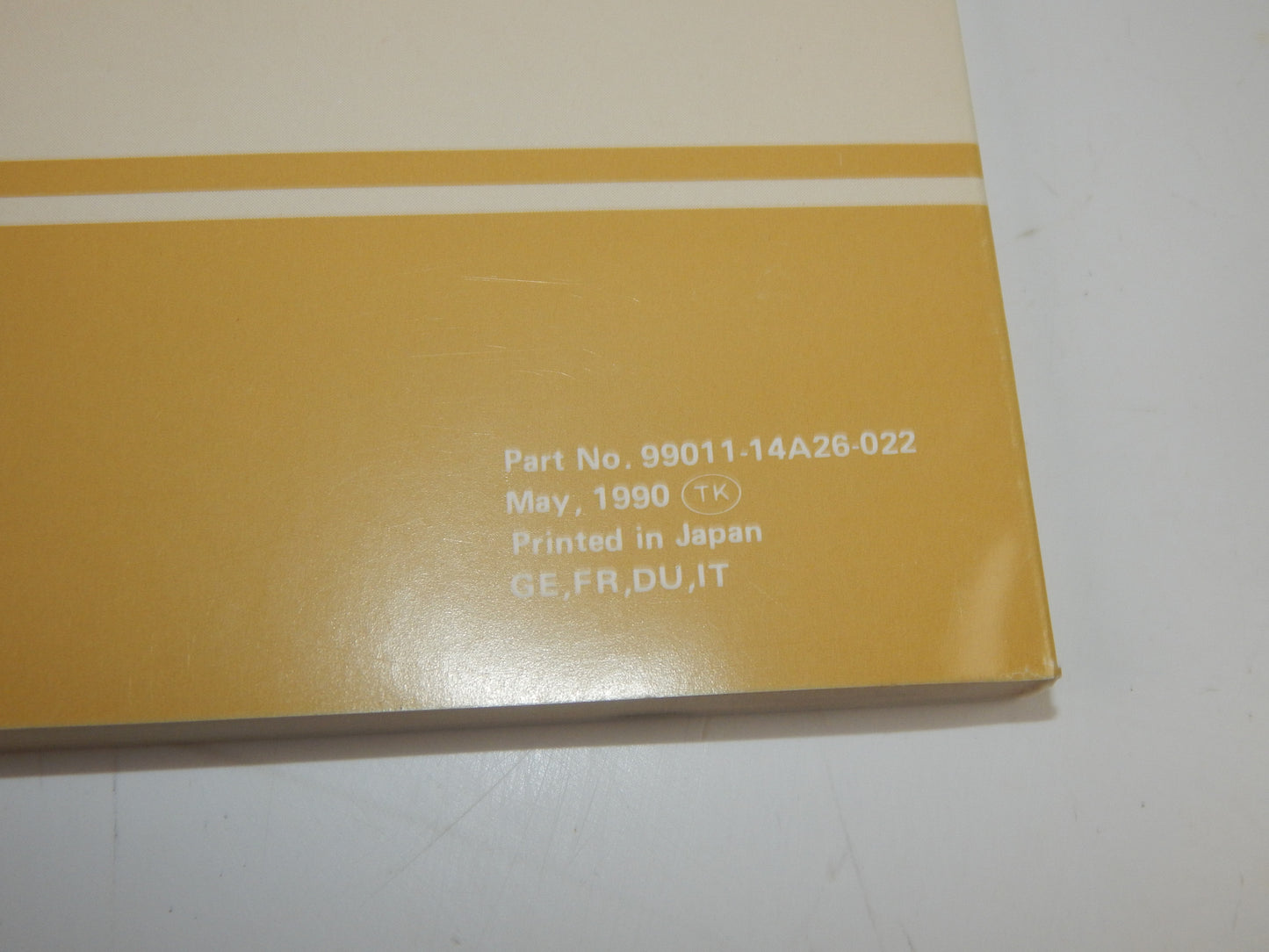 1990 SUZUKI DR650-R USER OWNER MANUAL BOOK 99011-14A26-022 MULTI LANGUAGE - MotoRaider
