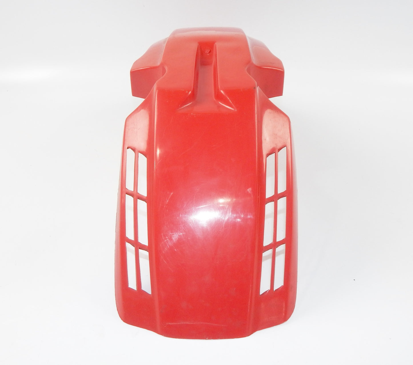 STILMOTOR A433 MUD GUARD FRONT FENDER RED PLASTIC L=35.25" CAGIVA MORINI GARELLI - MotoRaider