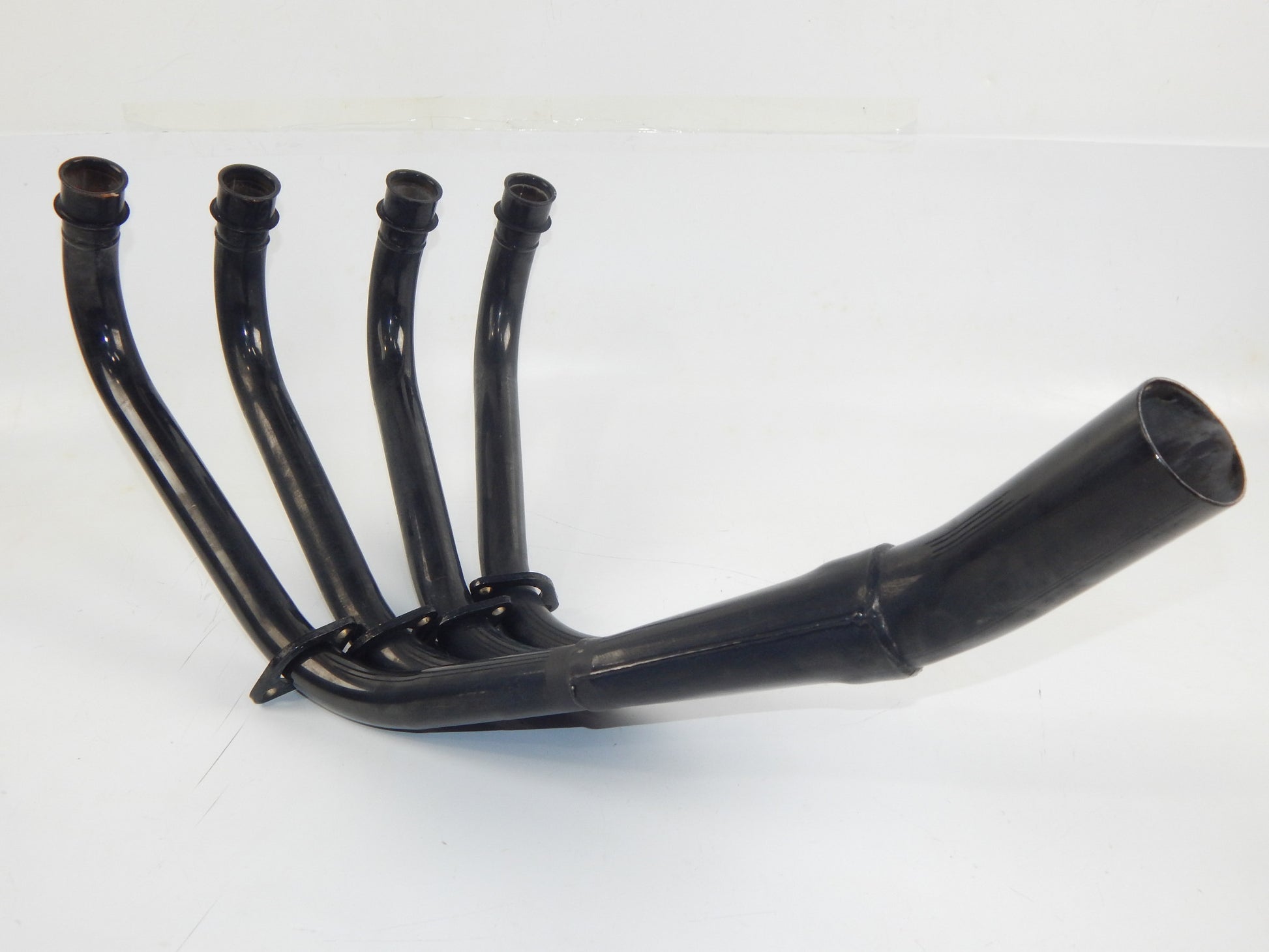 MARVING 4 in 1 BLACK HEADER EXHAUST MUFFLER PIPE SUZUKI ES750 S4048N VINTAGE - MotoRaider