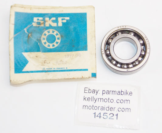 SKF OPEN DEEP GROOVE BALL BEARING 15x32x9 mm 6002 MOTORCYCLE SCOOTER ATV QUAD - MotoRaider